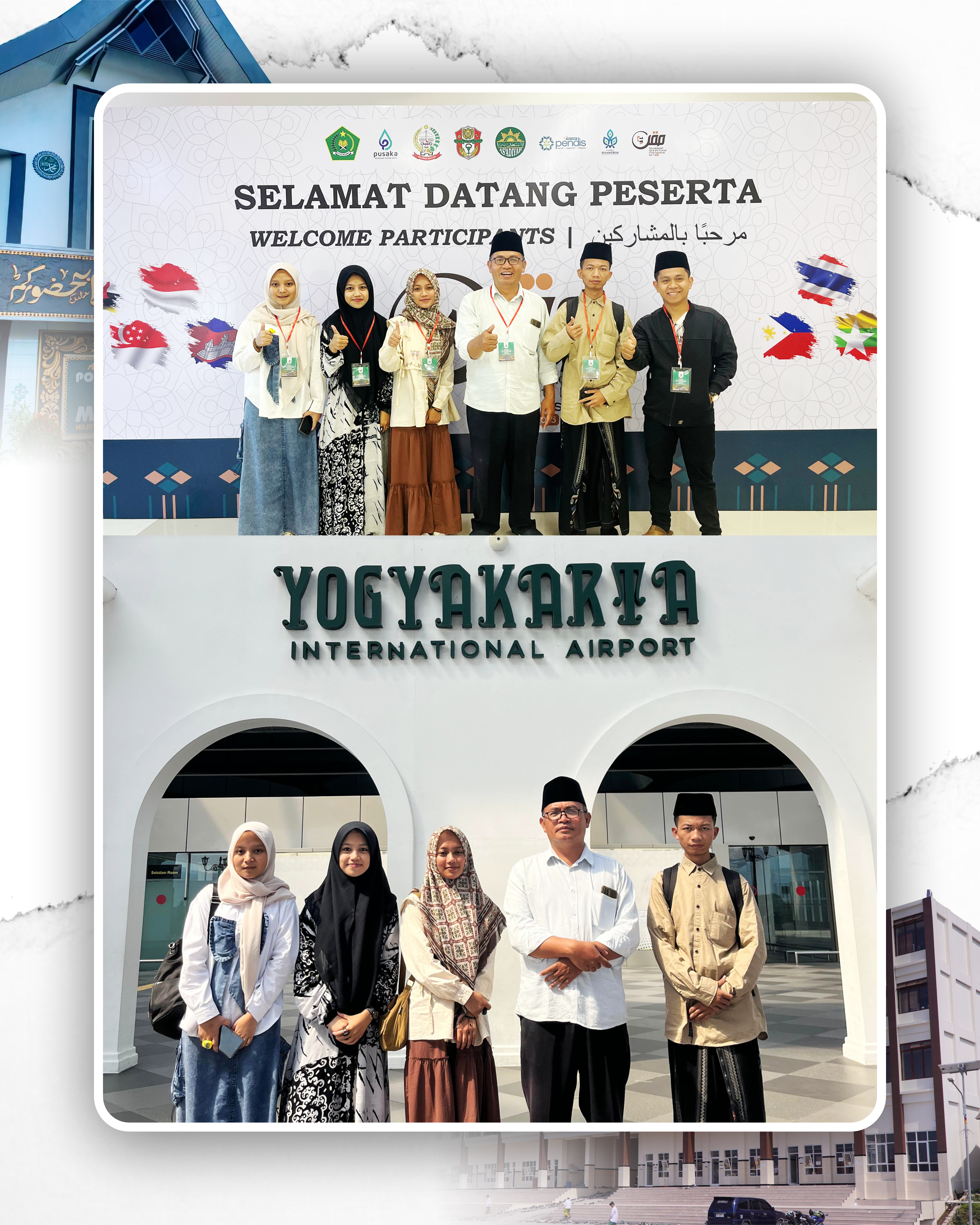 Delegasi Mahad Aly Al Mubaarok Manggisan Ikuti MQK Internasional ke 1 di Sulawesi Selatan
