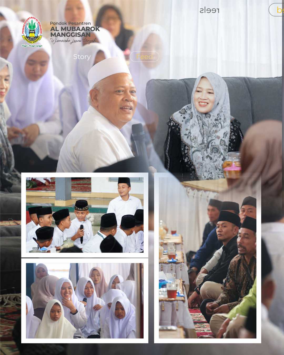 Sambut Santri Baru Pengasuh Ponpes Al Mubaarok Manggisan Gelar Tradisi Pisowanan