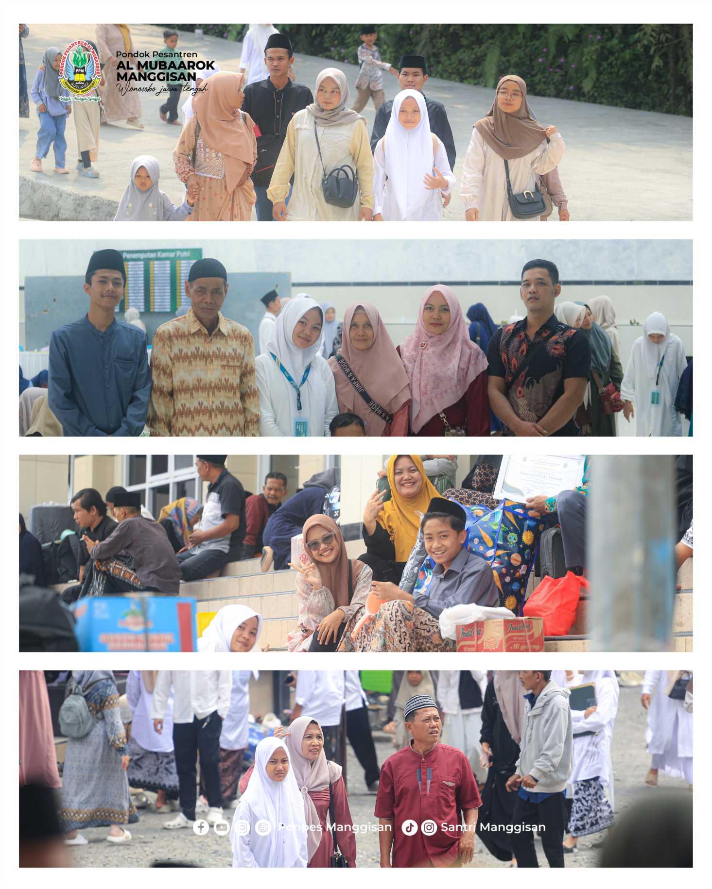 Ratusan Santri Baru Pondok Pesantren AlMubaarok Manggisan Mulai Masuki Asrama
